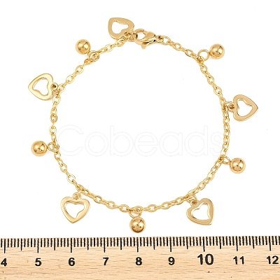 304 Stainless Steel Bracelets BJEW-D458-07G-1