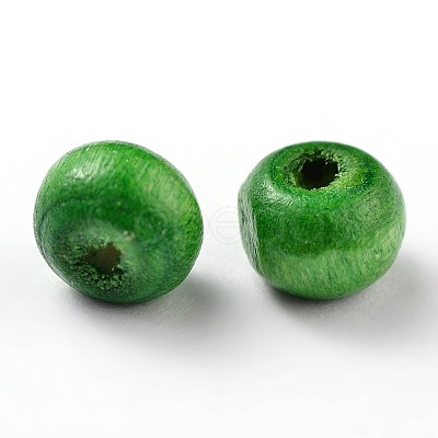 Dyed Natural Wood Beads WOOD-Q006-6mm-05-LF-1