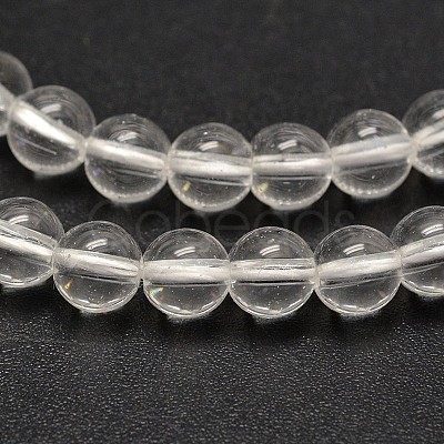 Synthetic Quartz Round Bead Strands X-PIEG-J002-16-8mm-1