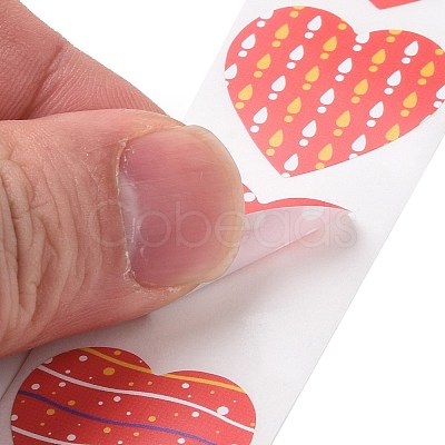 Valentine's Day Heart Paper Stickers DIY-I107-02C-1