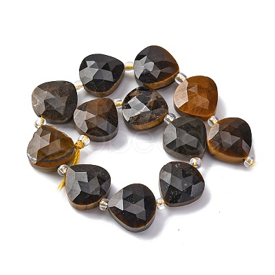 Natural Tiger Eye Beads Strands G-P570-E04-02-1
