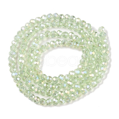 Electroplate Glass Beads Strands EGLA-A044-T1mm-B09-1