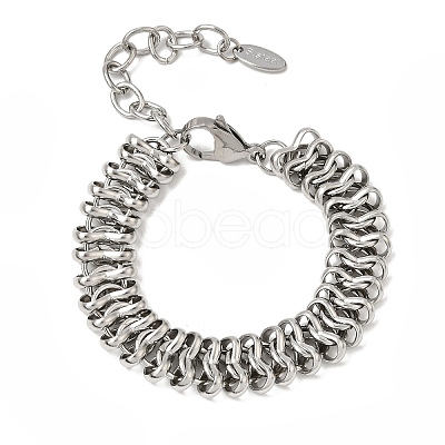 12MM 316L Surgical Stainless Steel Link Chain Bracelets SA-CBAB122-04P-1