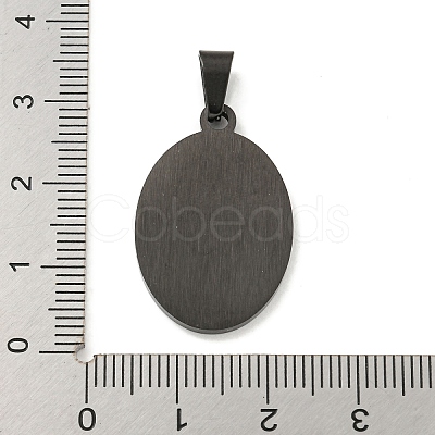 304 Stainless Steel Pendants STAS-C102-09A-EB-1