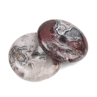 Natural Crazy Lace Agate Pendants G-B196-01B-06-1