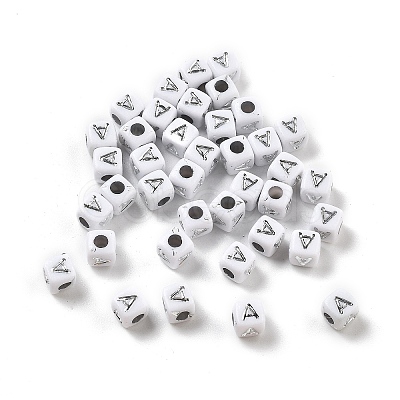 Opaque Acrylic Beads OACR-D282-06A-1