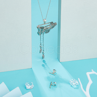 3Pcs 3 Styles Pin to Pendant Converter STER-FH0001-12-1