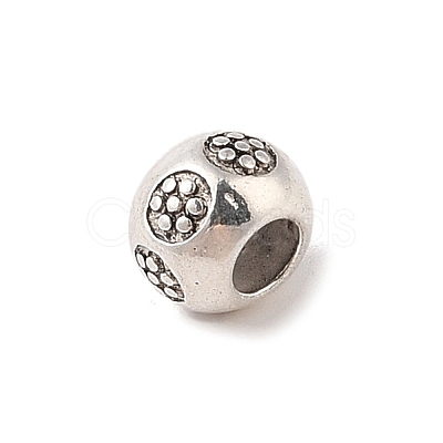 Tibetan Style Alloy European Beads TIBE-Q090-46AS-1