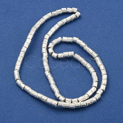 Electroplated Natural Lava Rock Beads Strands G-I360-J01-04-1