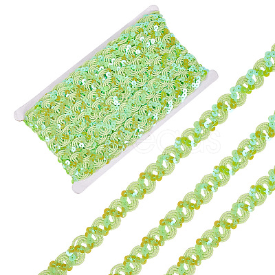 Polyester Paillette Beads OCOR-WH20004-06E-1