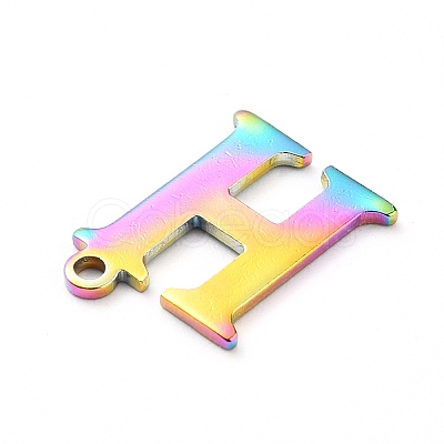 Ion Plating(IP) 304 Stainless Steel Charms STAS-H112-H-M-1