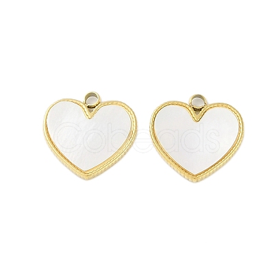 Natural Shell Charms STAS-P366-22B-G-1