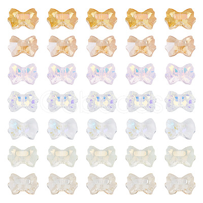 70Pcs 7 Colors Electroplate Glass Beads FIND-TA0010-09-1