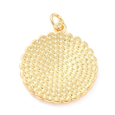 Real 18K Gold Plated Brass Pendants KK-L206-013G-01-1