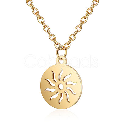 201 Stainless Steel Pendants Necklaces NJEW-S063-TN449-2-1