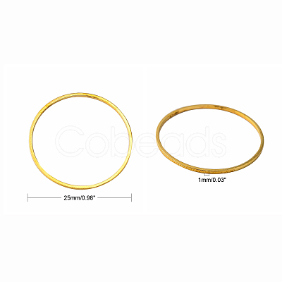Brass Linking Rings EC18725MM-G-1