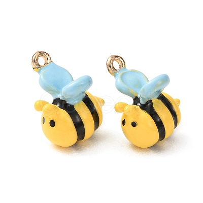 Alloy Enamel Pendants ENAM-F162-02B-03-1
