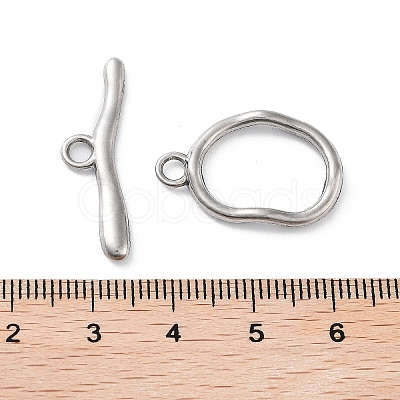 304 Stainless Steel Toggle Clasps STAS-A092-04B-P-1