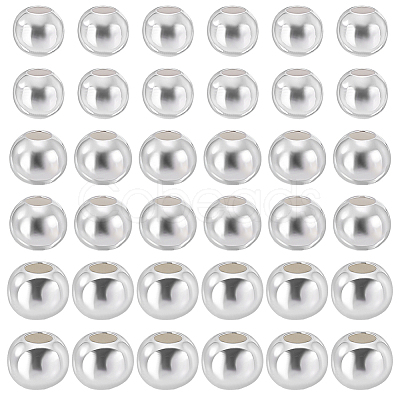 90Pcs 3 Styles 925 Sterling Silver Beads STER-PH0005-17-1