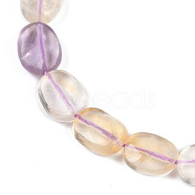 Natural Ametrine Beads Strands G-B125-K01-01-1