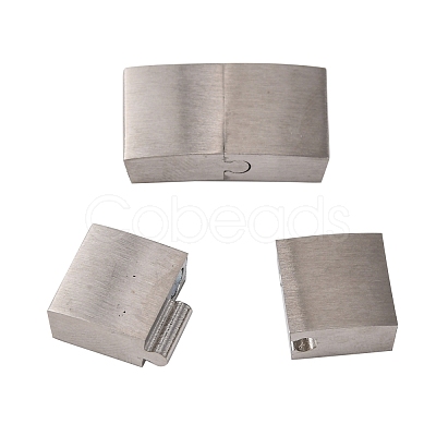 Non-Tarnish 316 Surgical Stainless Steel Bayonet Clasps STAS-G241-21P-1