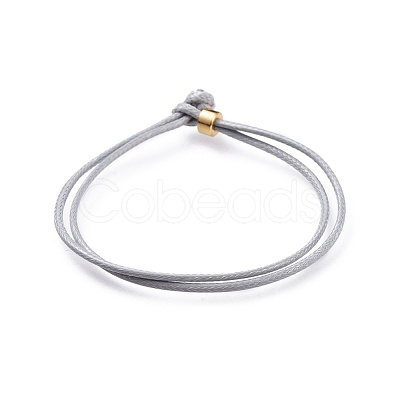 Unisex Korean Waxed Polyester Cord Bracelets BJEW-JB04597-1