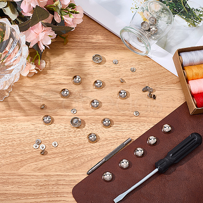 20 Bags Alloy Studs Rivets FIND-CL0002-03P-1