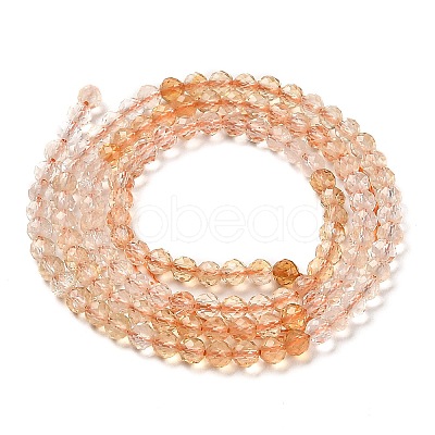 Natural Citrine Beads Strands G-Q002-B04-03-1