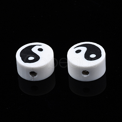 Handmade Polymer Clay Beads X-CLAY-T016-65K-1