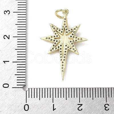 Brass Micro Pave Cubic Zirconia Pendants LS-KK-L248-07G-01-1