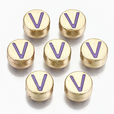 Alloy Enamel Beads LS-X-ENAM-S122-029V-RS-1