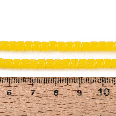 Imitation Jade Glass Beads Strands GLAA-N065-4x4mm-B02-1