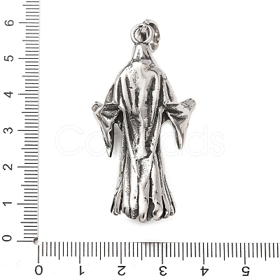 Halloween 304 Stainless Steel Big Pendants STAS-E526-01AS-1