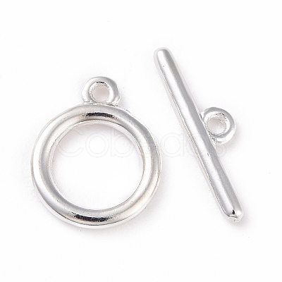 Eco-friendly Brass Toggle Clasps X-KK-D082-14S-1
