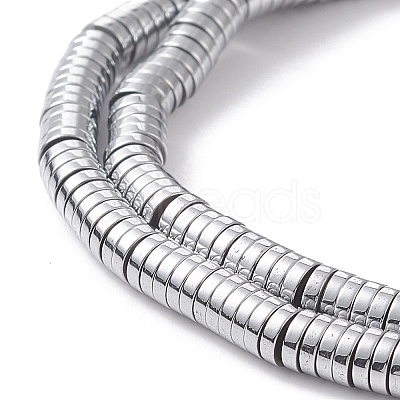 Electroplate Non-magnetic Synthetic Hematite Beads Strands X-G-J164A-4mm-04-1