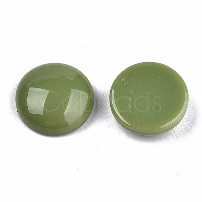 Opaque Resin Cabochons CRES-T023-02-1