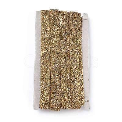 Glitter Resin Hotfix Rhinestone(Hot Melt Adhesive On The Back) DIY-I039-01A-01-1