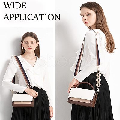 2Pcs 2 Styles Canvas & Cotton Bag Handles FIND-CA0002-37-1