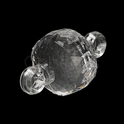 Transparent Acrylic Connector Charms TACR-G048-34-1