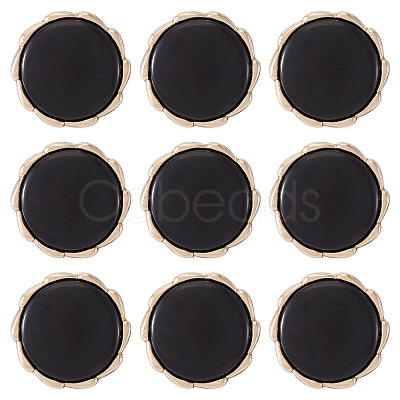 10Pcs Alloy Resin Shank Buttons BUTT-TA0001-36B-1