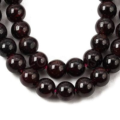 Garnet Round Beads Strands G-O081-03-5mm-1