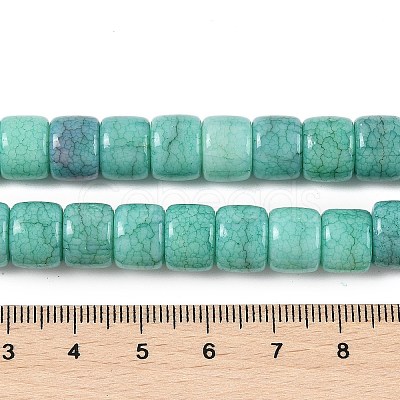 Ombre Effect Dyed Glass Beads Strands GLAA-H037-01-1