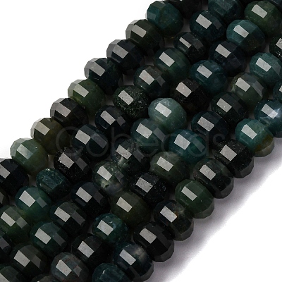Natural Moss Agate Beads Strands G-P587-D09-02-1