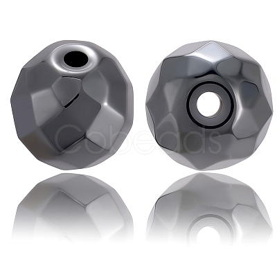 60Pcs Non-magnetic Synthetic Hematite Beads G-BBC0001-54-1