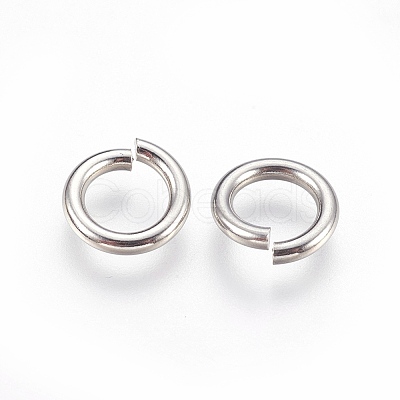 Tarnish Resistant 304 Stainless Steel Saw Cut Open Jump Rings STAS-P212-25P-22-1