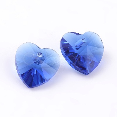 Romantic Valentines Ideas Glass Charms LS-G030V14mm-05-1