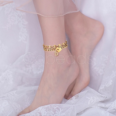 Anklets Sets AJEW-AN00383-08-1