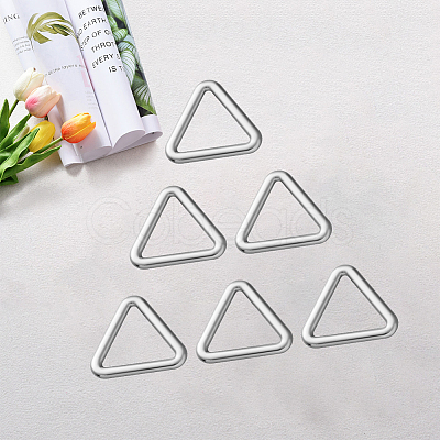 20Pcs Triangle Alloy Linking Rings FIND-CY0001-17P-1
