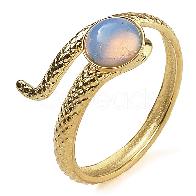 Opalite Finger Rings RJEW-U027-04G-04-1