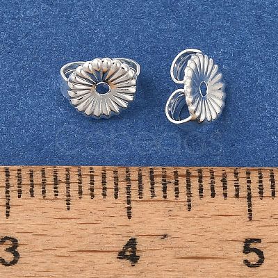 Brass Earring Nuts KK-K383-25B-S-1